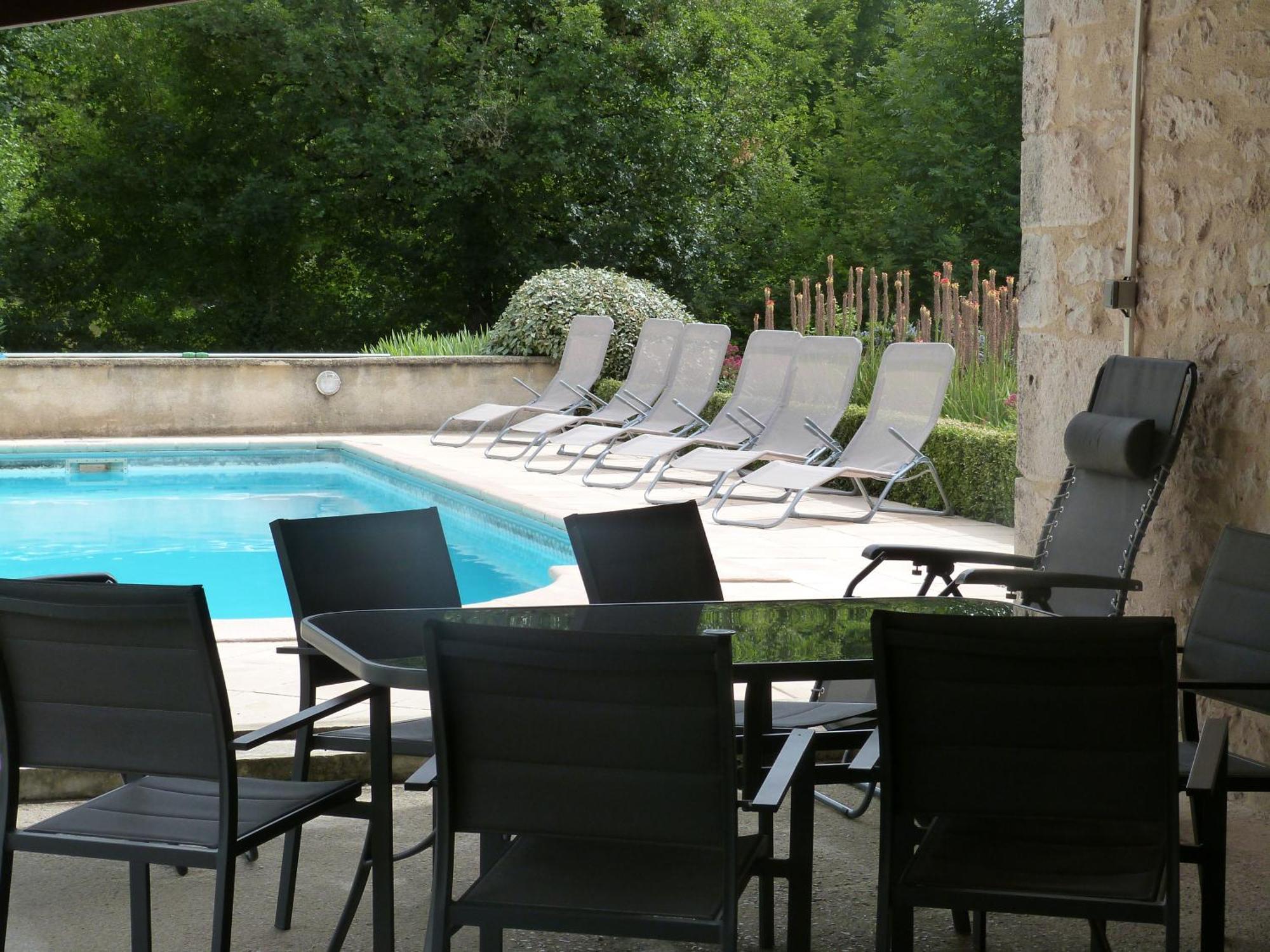 Gite Avec Piscine Proche De St Cirq Lapopie Berganty Exterior foto
